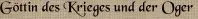 Göttin des Krieges und der Oger