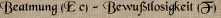 Beatmung (E c) - Bewußtlosigkeit (F)